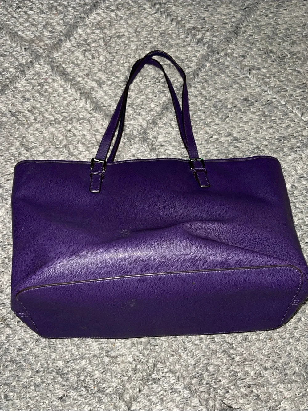 Michael Kors Purple Studded Tote - Picture 4 of 9